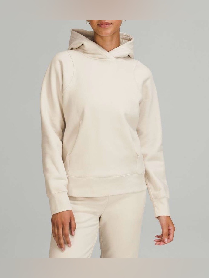 Lululemon White Opal Loungeful Hoodie